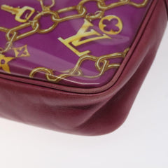 Louis Vuitton Monogram Charm Pochette Fuchsia