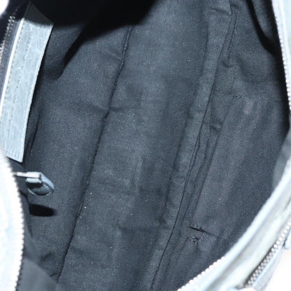 Balenciaga Giant City Hand Bag Leather Light Blue Silver