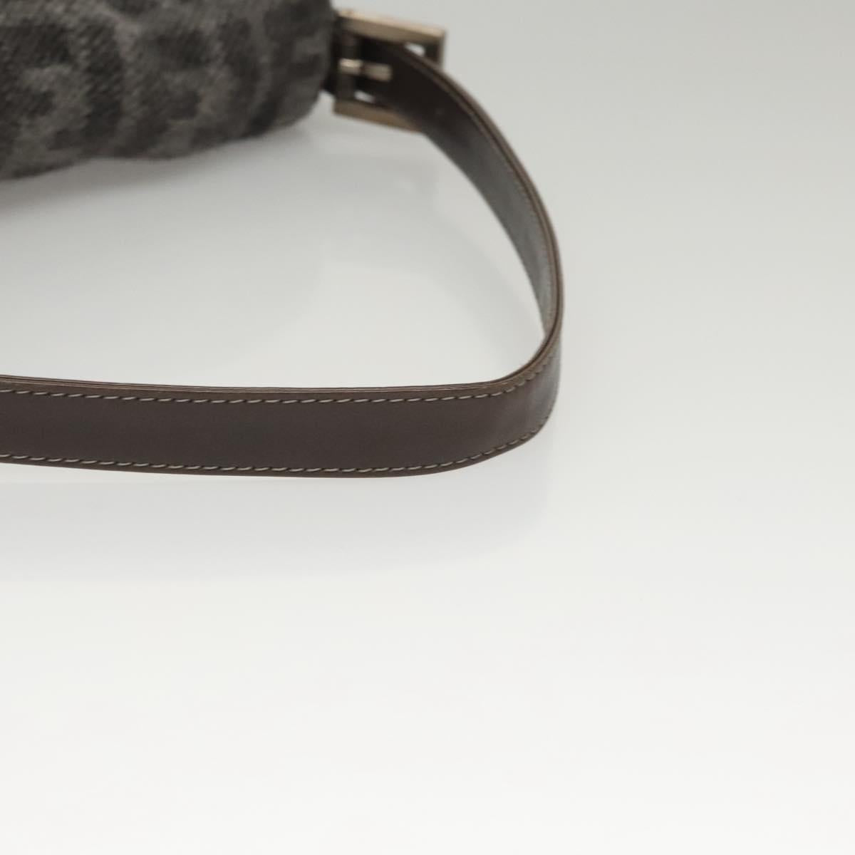 FENDI Zucca Canvas Mamma Baguette Wool Gray (comes with duster)