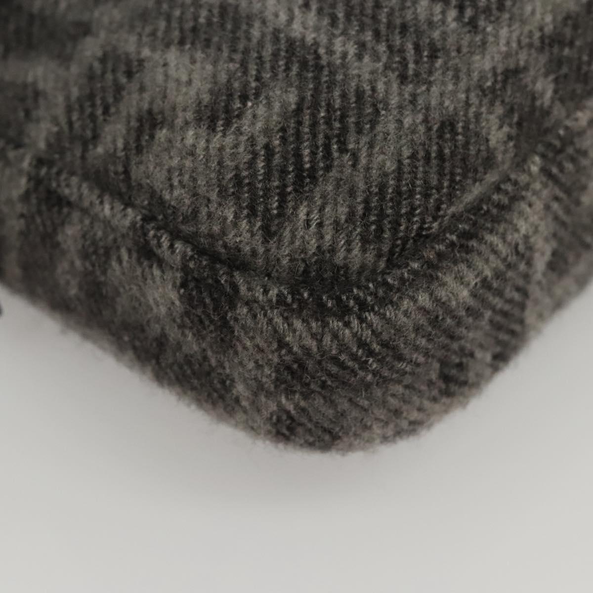 FENDI Zucca Canvas Mamma Baguette Wool Gray (comes with duster)