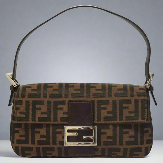 FENDI Zucca Canvas Mamma Baguette