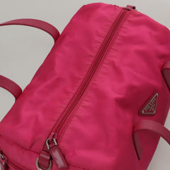 Prada Pink Nylon Tote Bag