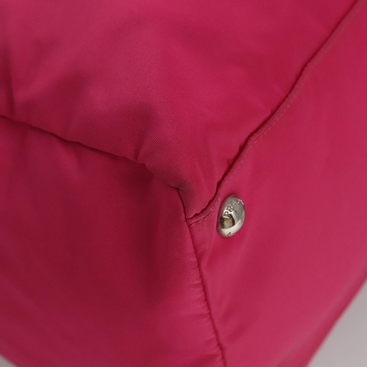 Prada Pink Nylon Tote Bag