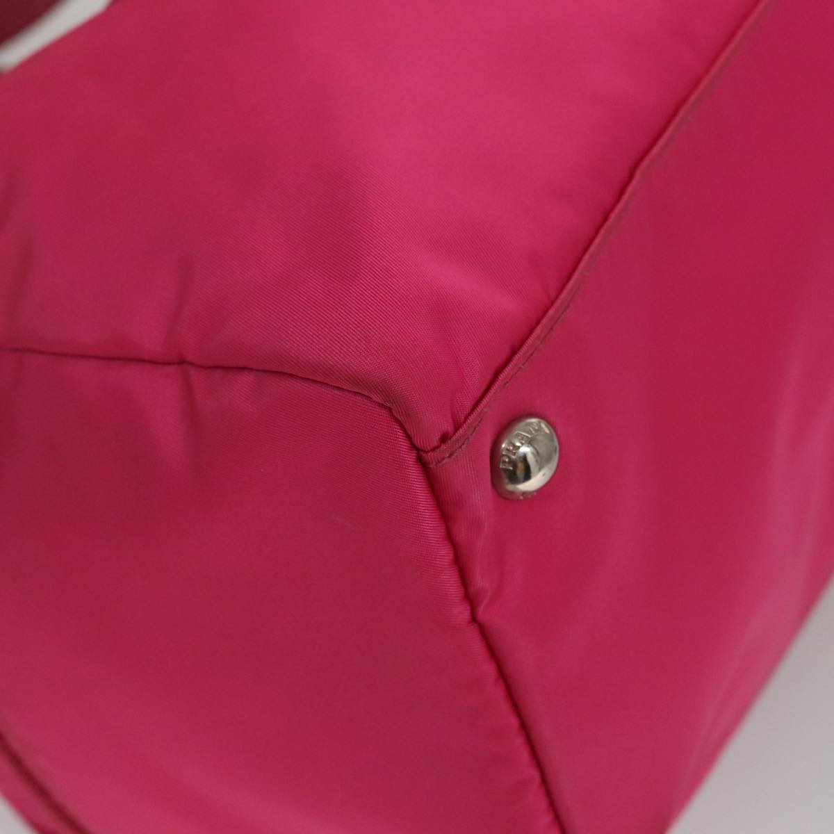 Prada Pink Nylon Tote Bag