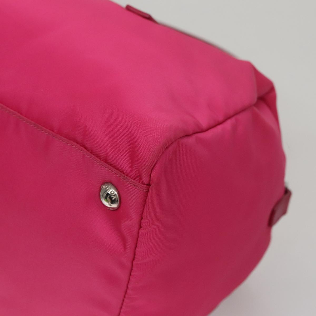 Prada Pink Nylon Tote Bag