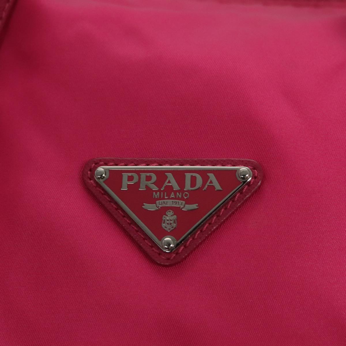 Prada Pink Nylon Tote Bag
