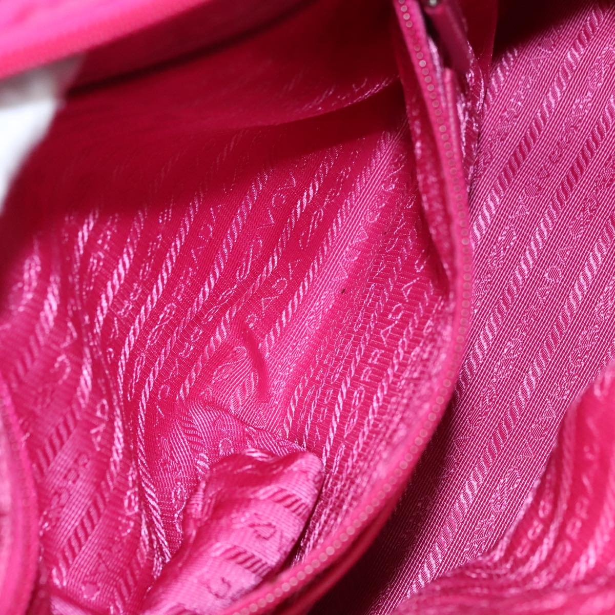Prada Pink Nylon Tote Bag