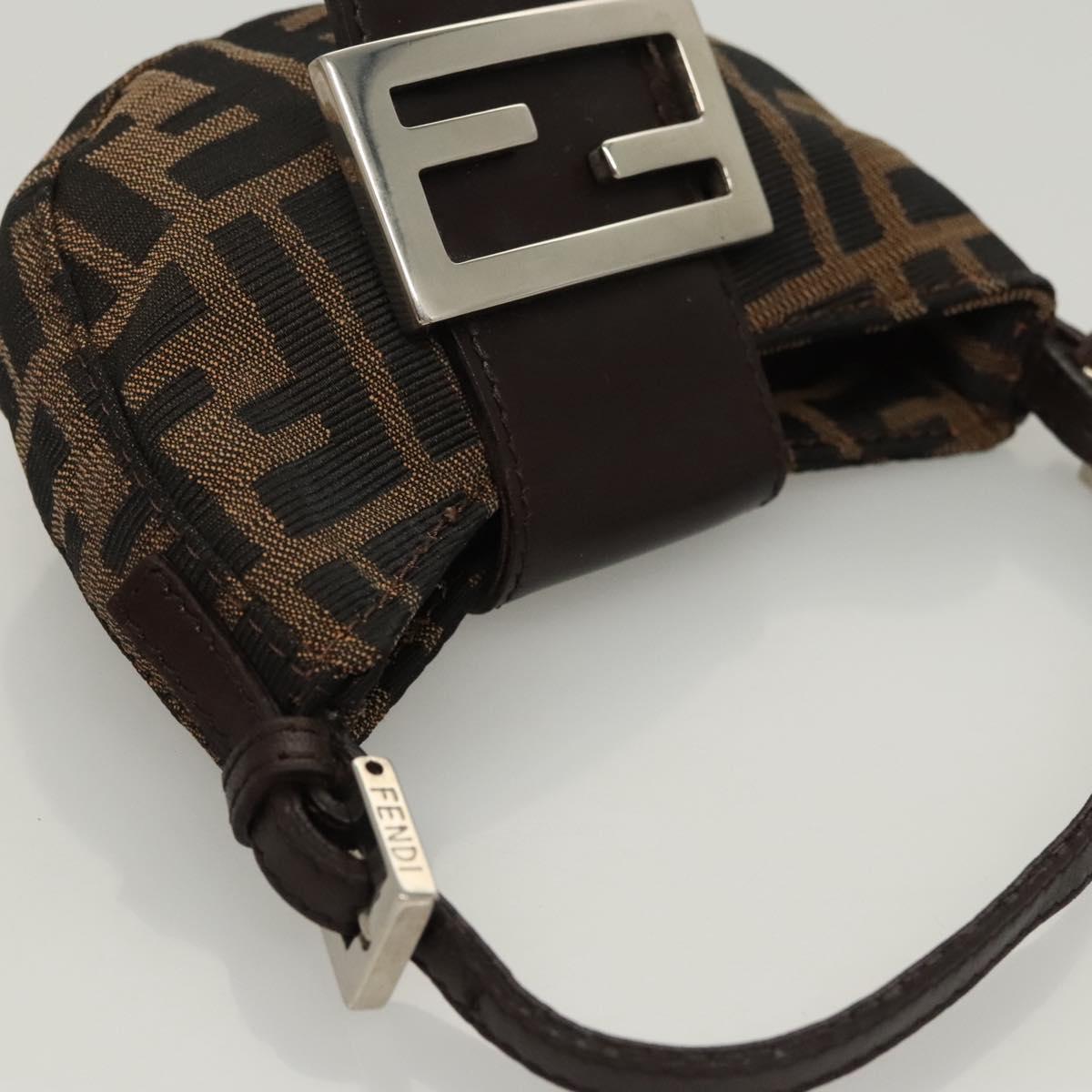 FENDI Zucca Canvas Mini Croissant Hand Bag (comes with duster)