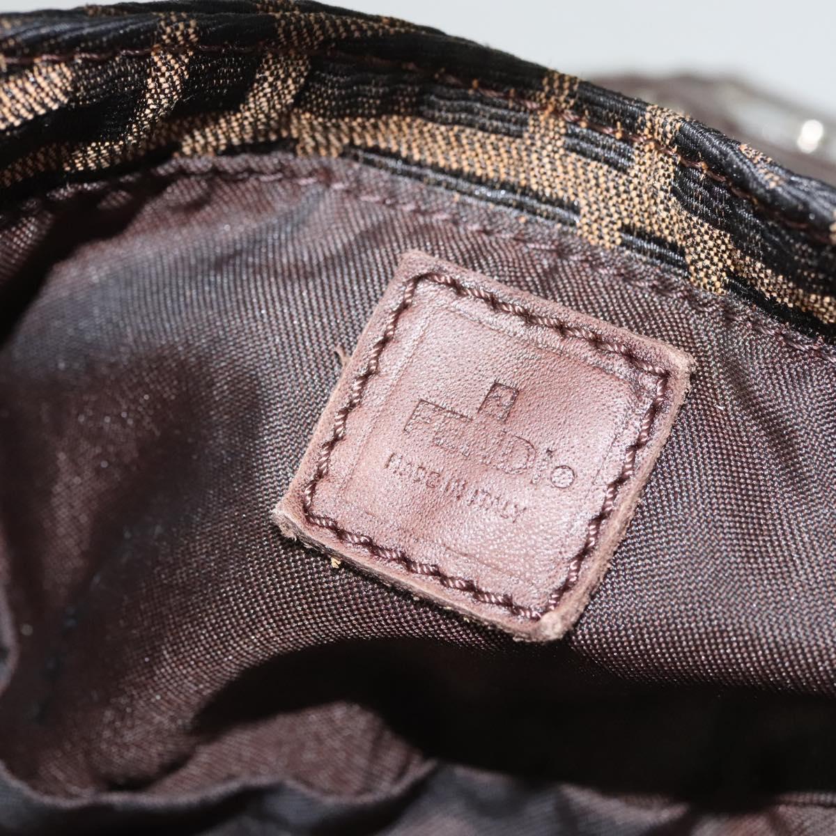FENDI Zucca Canvas Mini Croissant Hand Bag (comes with duster)
