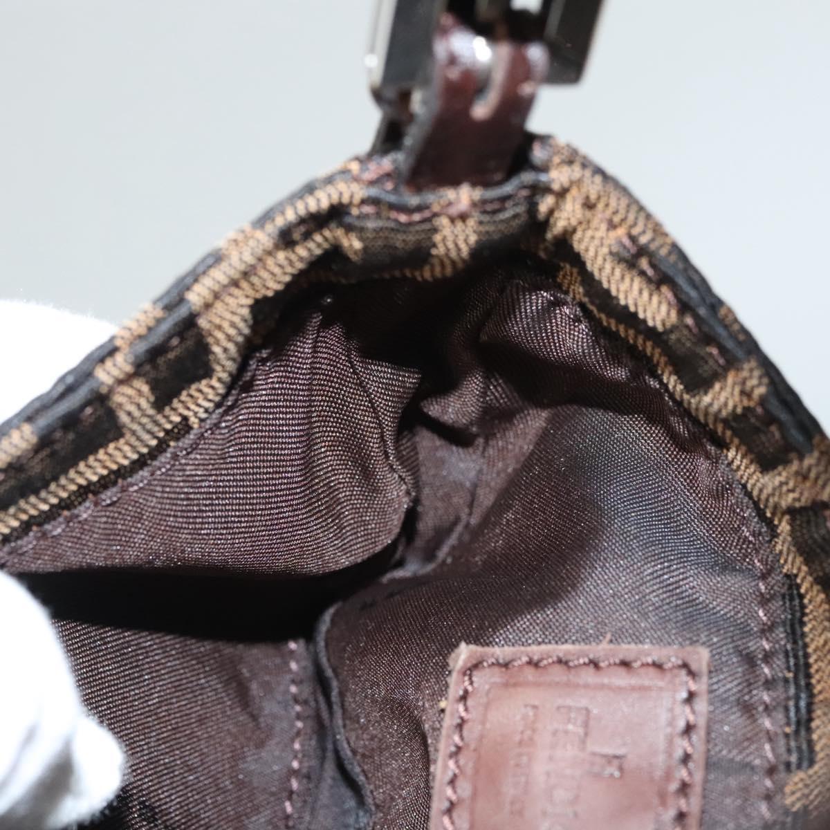 FENDI Zucca Canvas Mini Croissant Hand Bag (comes with duster)