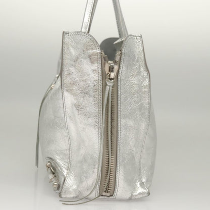 Balenciaga Tote Leather Silver