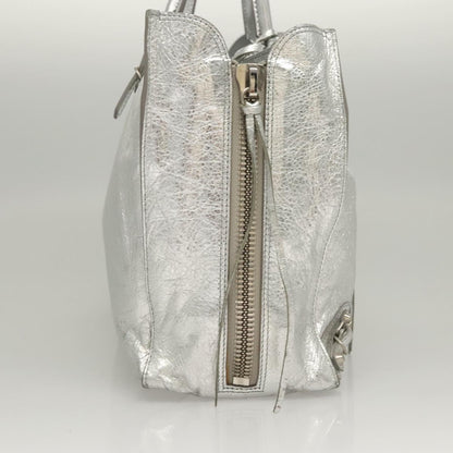 Balenciaga Tote Leather Silver