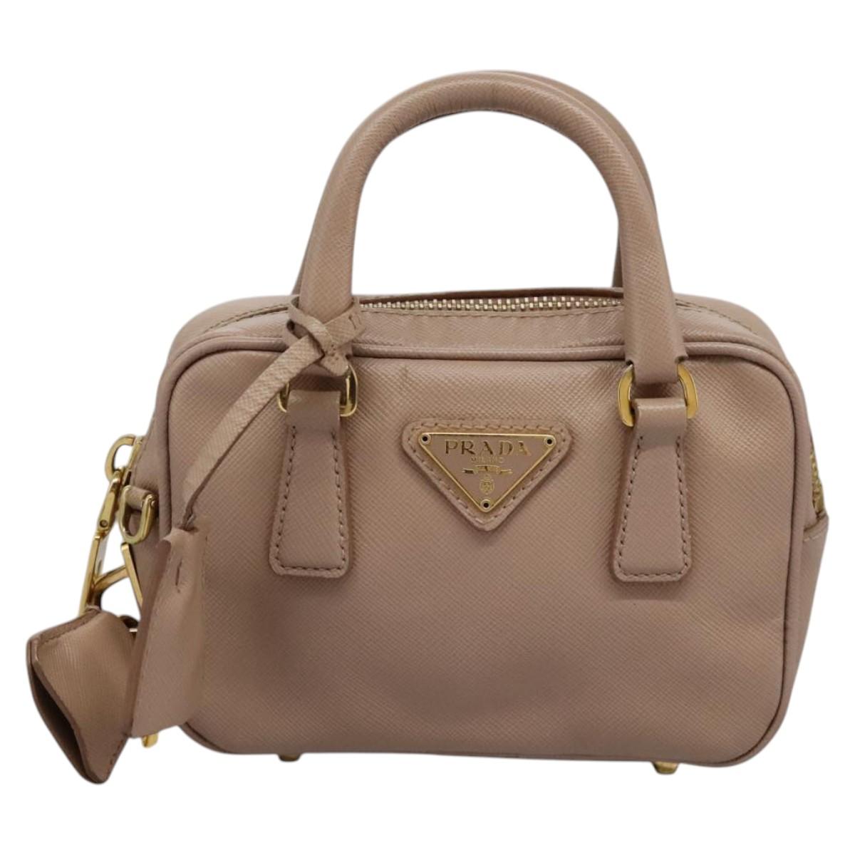 Prada Mini Hand Bag Pink (comes with strap)