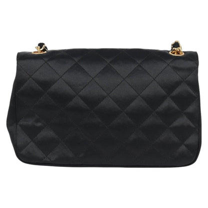 Chanel Mini Matelasse Satin Black