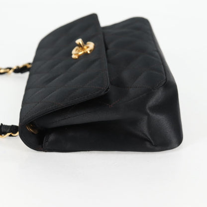 Chanel Mini Matelasse Satin Black