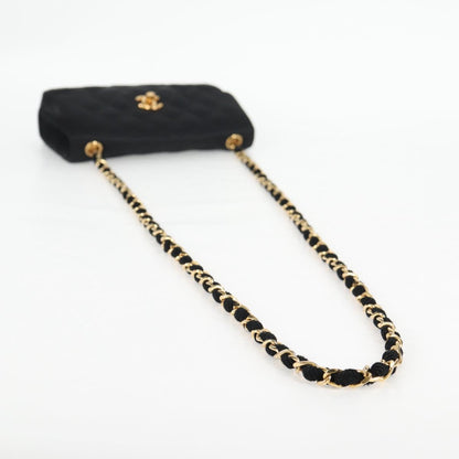 Chanel Mini Matelasse Satin Black