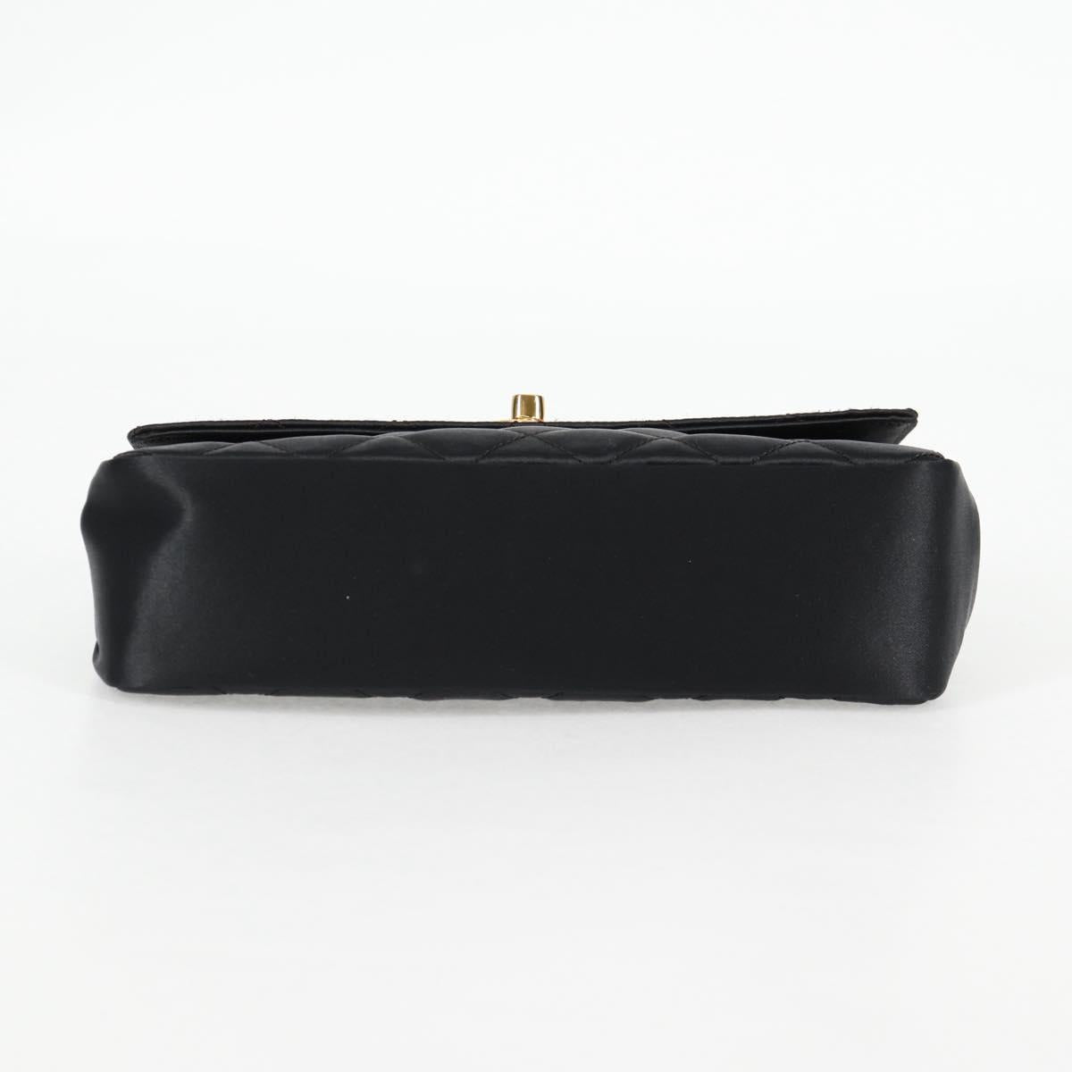 Chanel Mini Matelasse Satin Black