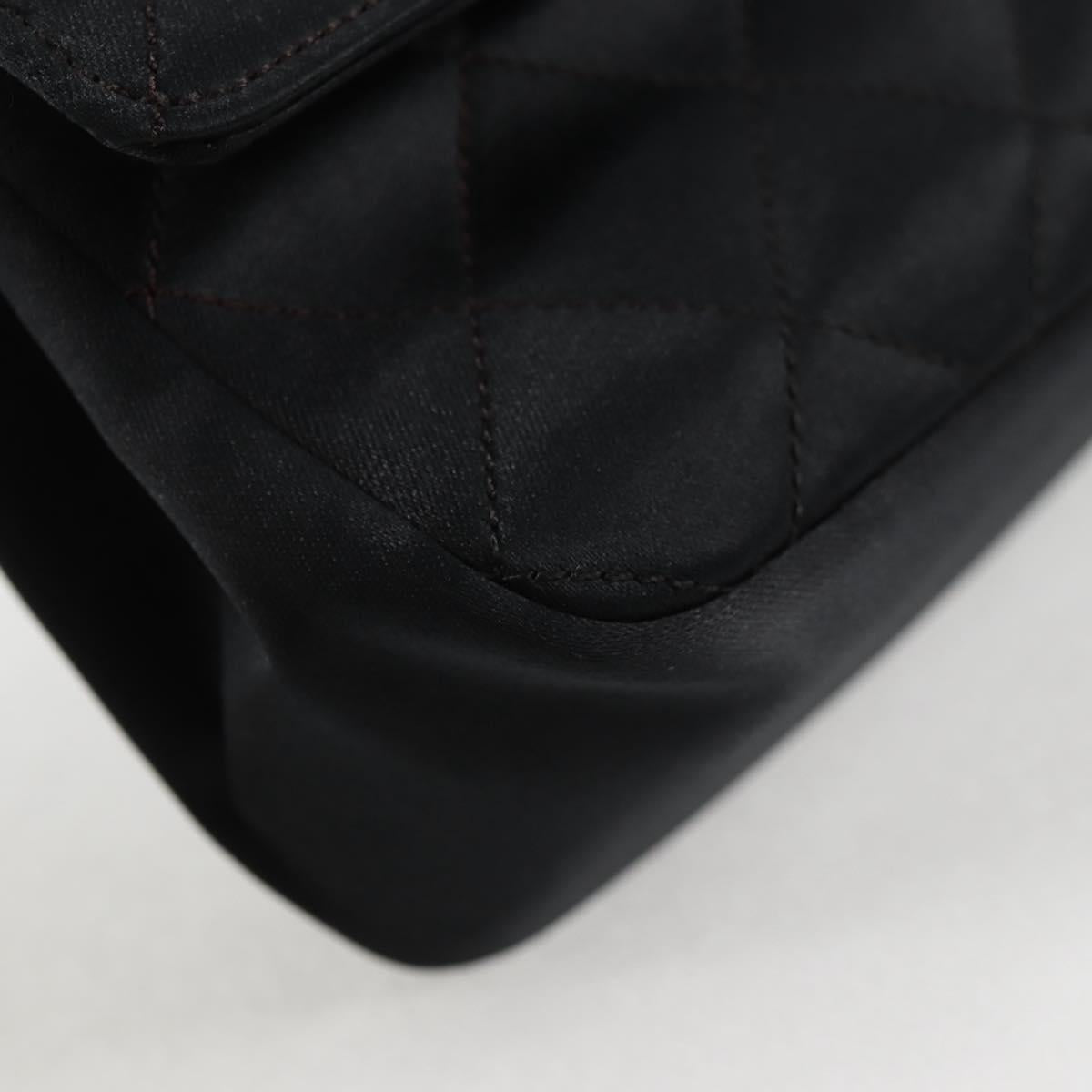 Chanel Mini Matelasse Satin Black