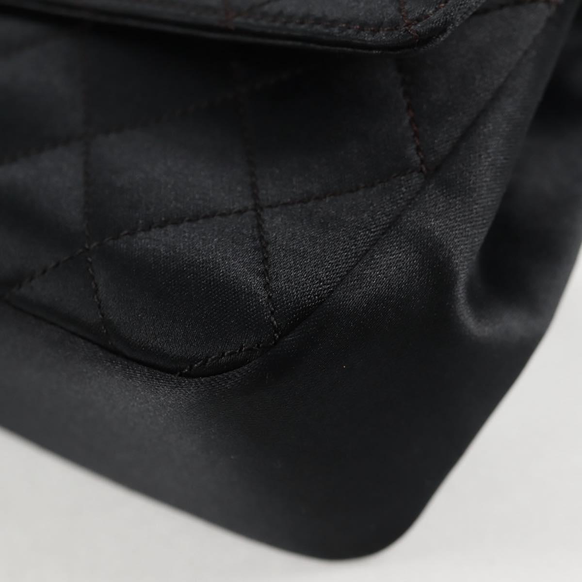 Chanel Mini Matelasse Satin Black