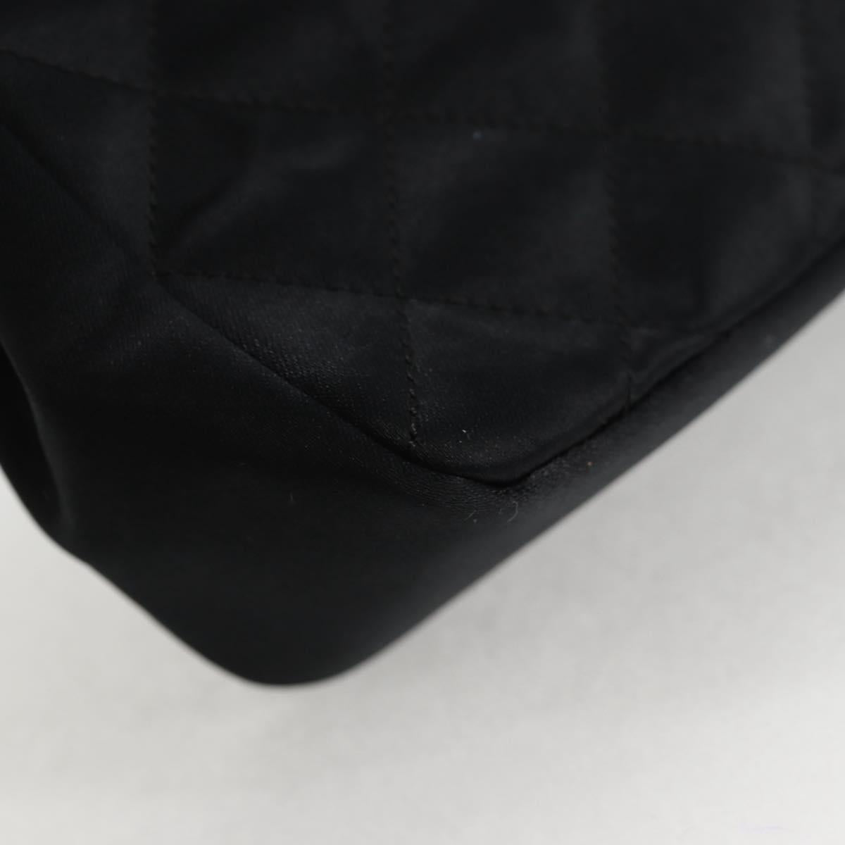 Chanel Mini Matelasse Satin Black