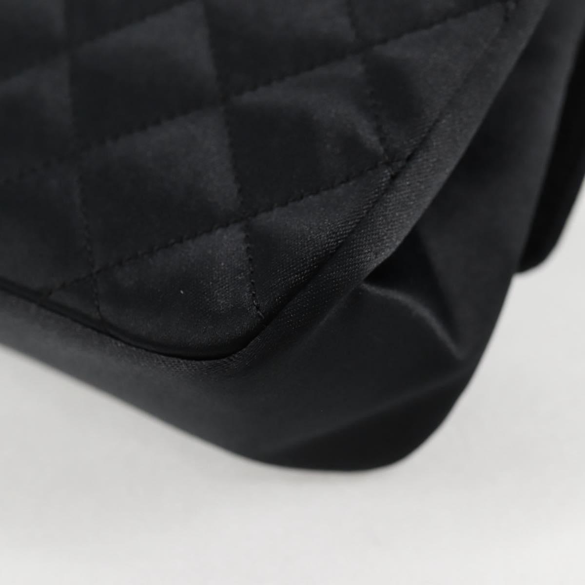 Chanel Mini Matelasse Satin Black