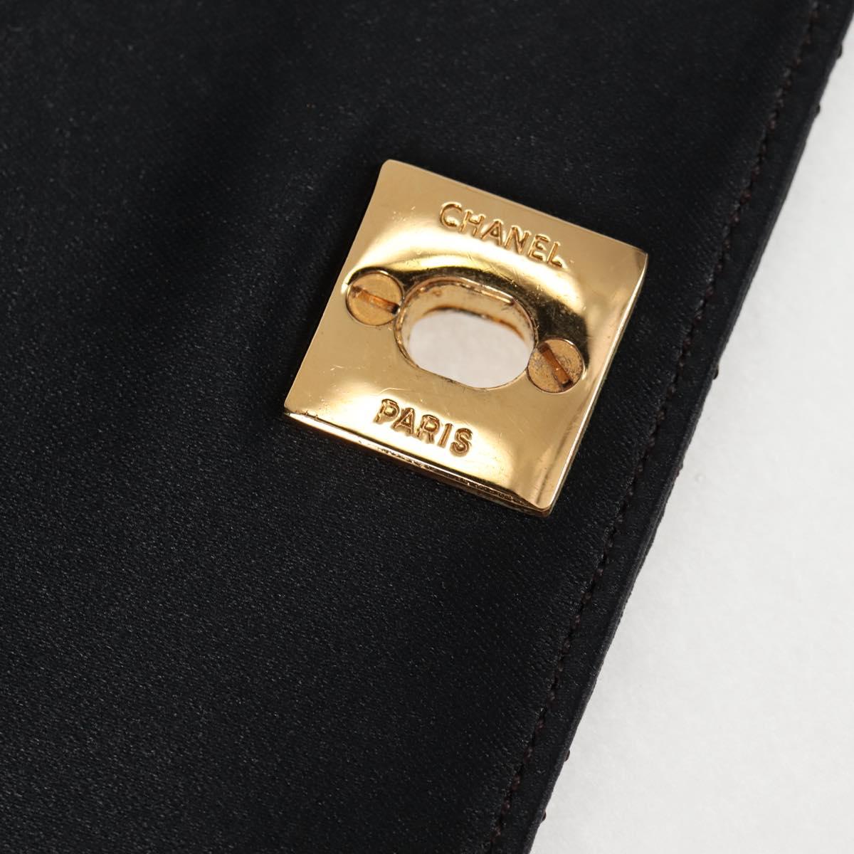 Chanel Mini Matelasse Satin Black