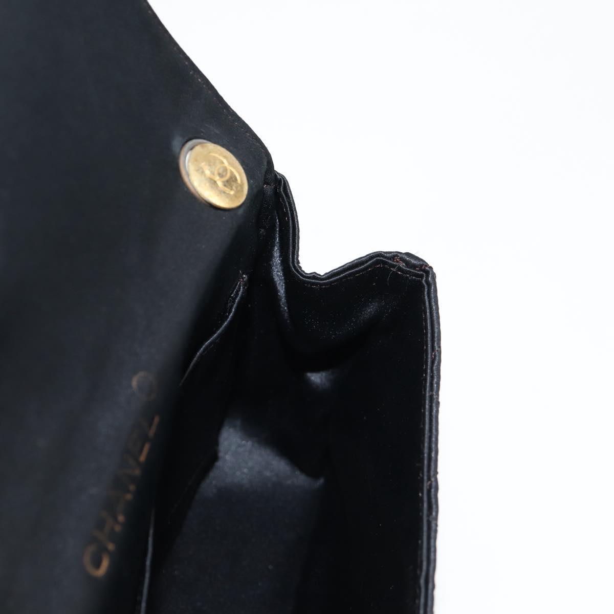 Chanel Mini Matelasse Satin Black