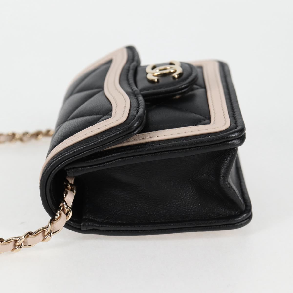 Chanel Lamb Skin Chain Pouch