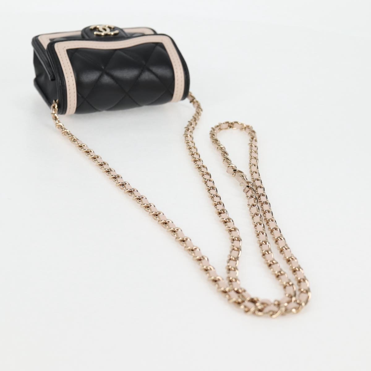 Chanel Lamb Skin Chain Pouch