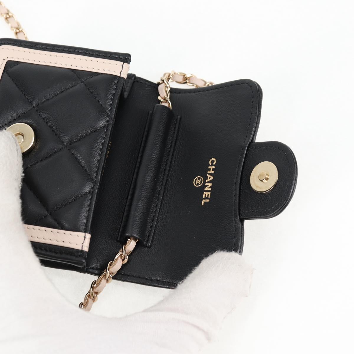 Chanel Lamb Skin Chain Pouch