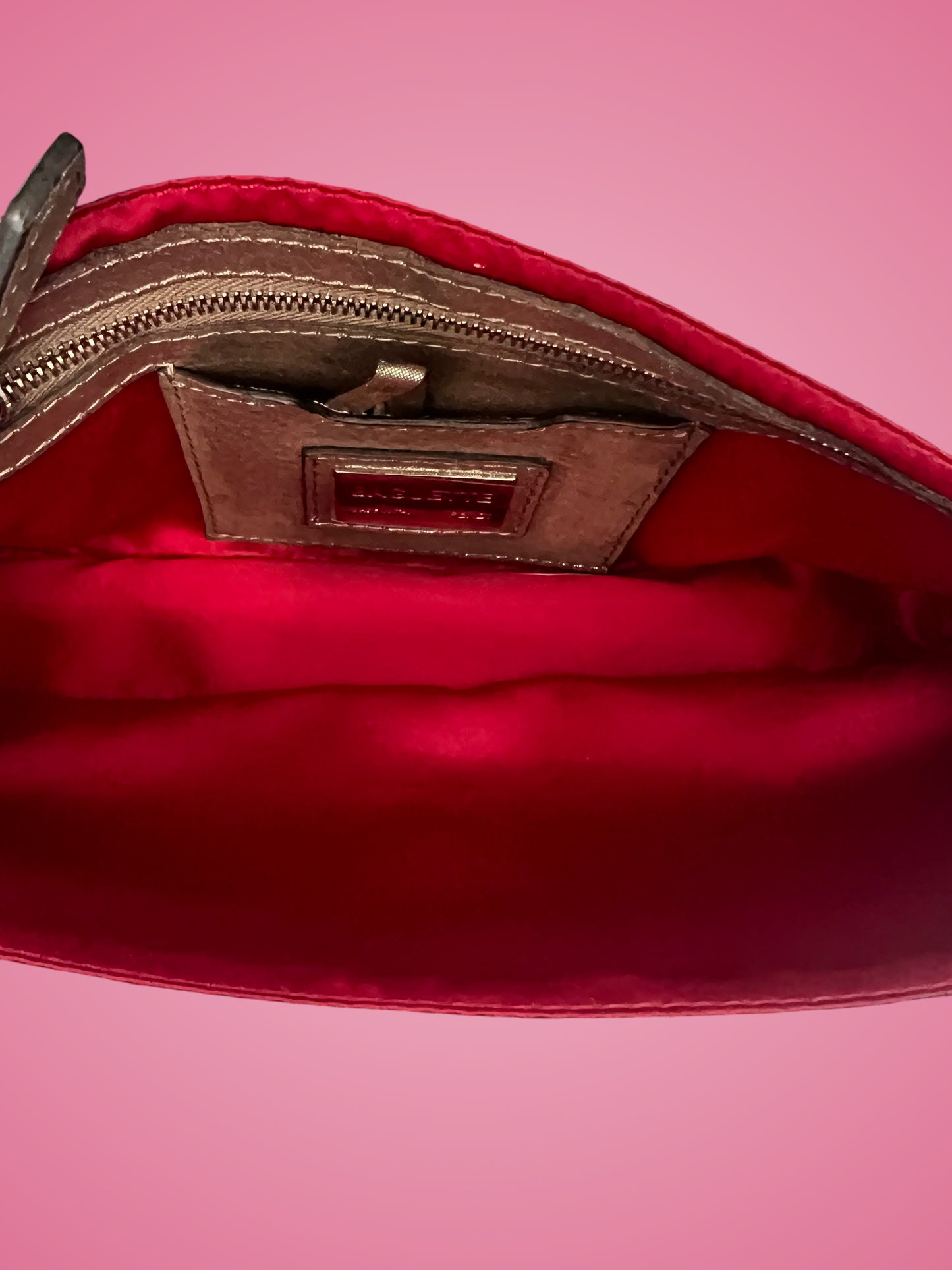 Fendi Baguette Silver Glitter