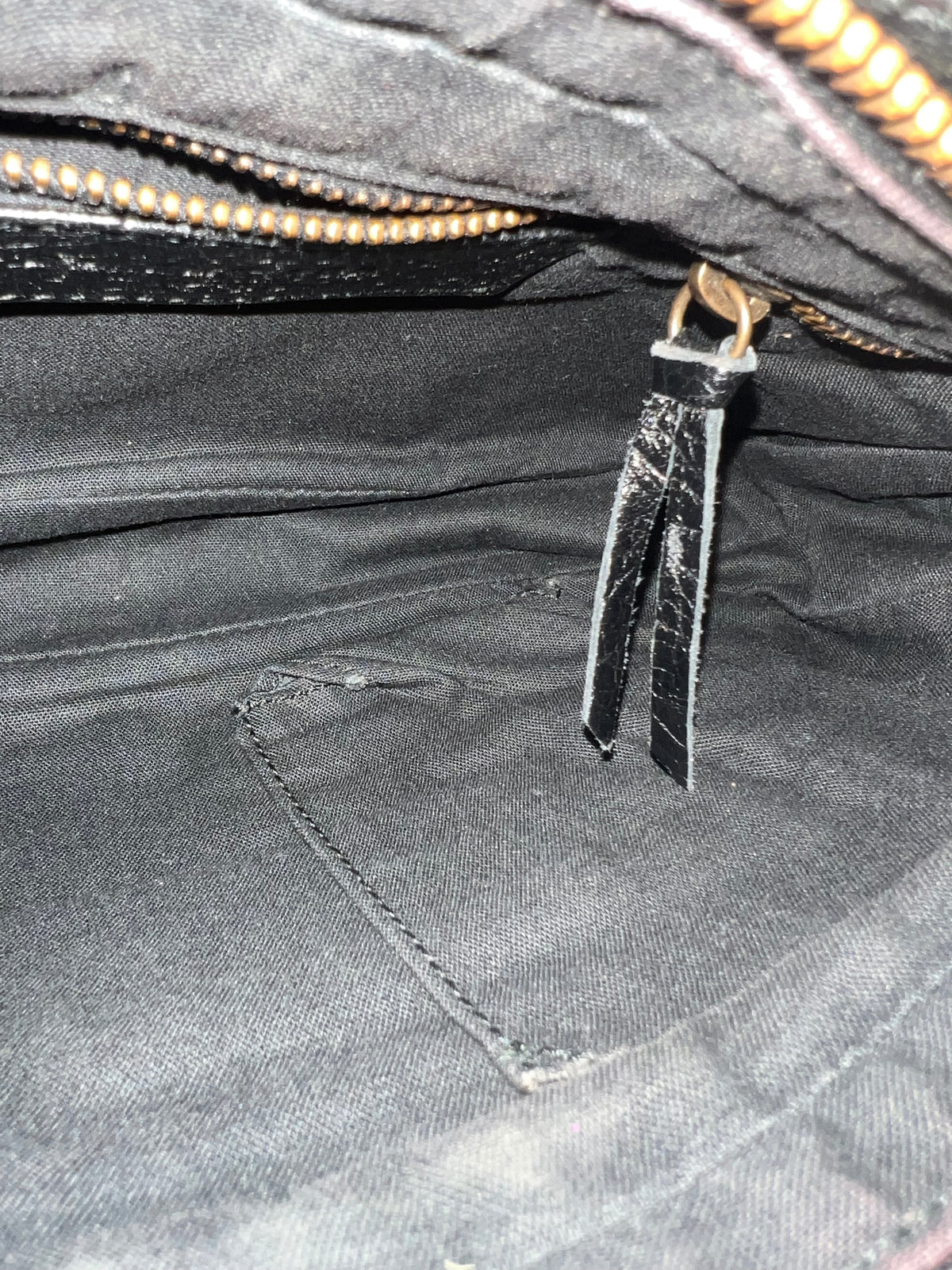 Balenciaga Moto Hip Crossbody Bag Black Leather