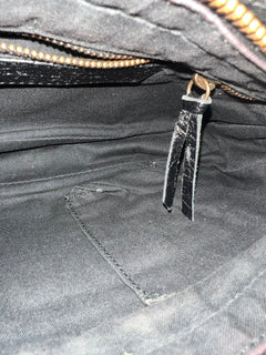 Balenciaga Moto Hip Crossbody Bag Black Leather