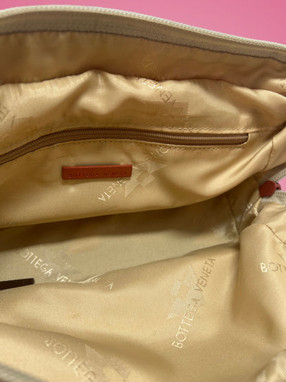 Bottega Veneta Leopard Print Nylon Hand Bag