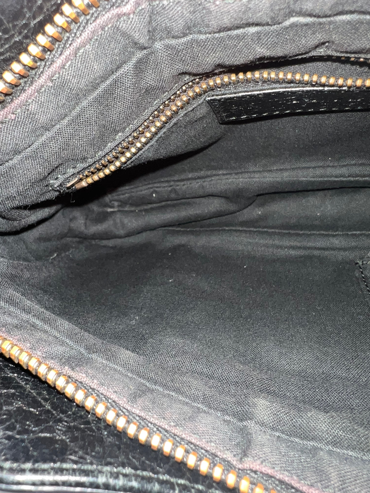 Balenciaga Moto Hip Crossbody Bag Black Leather
