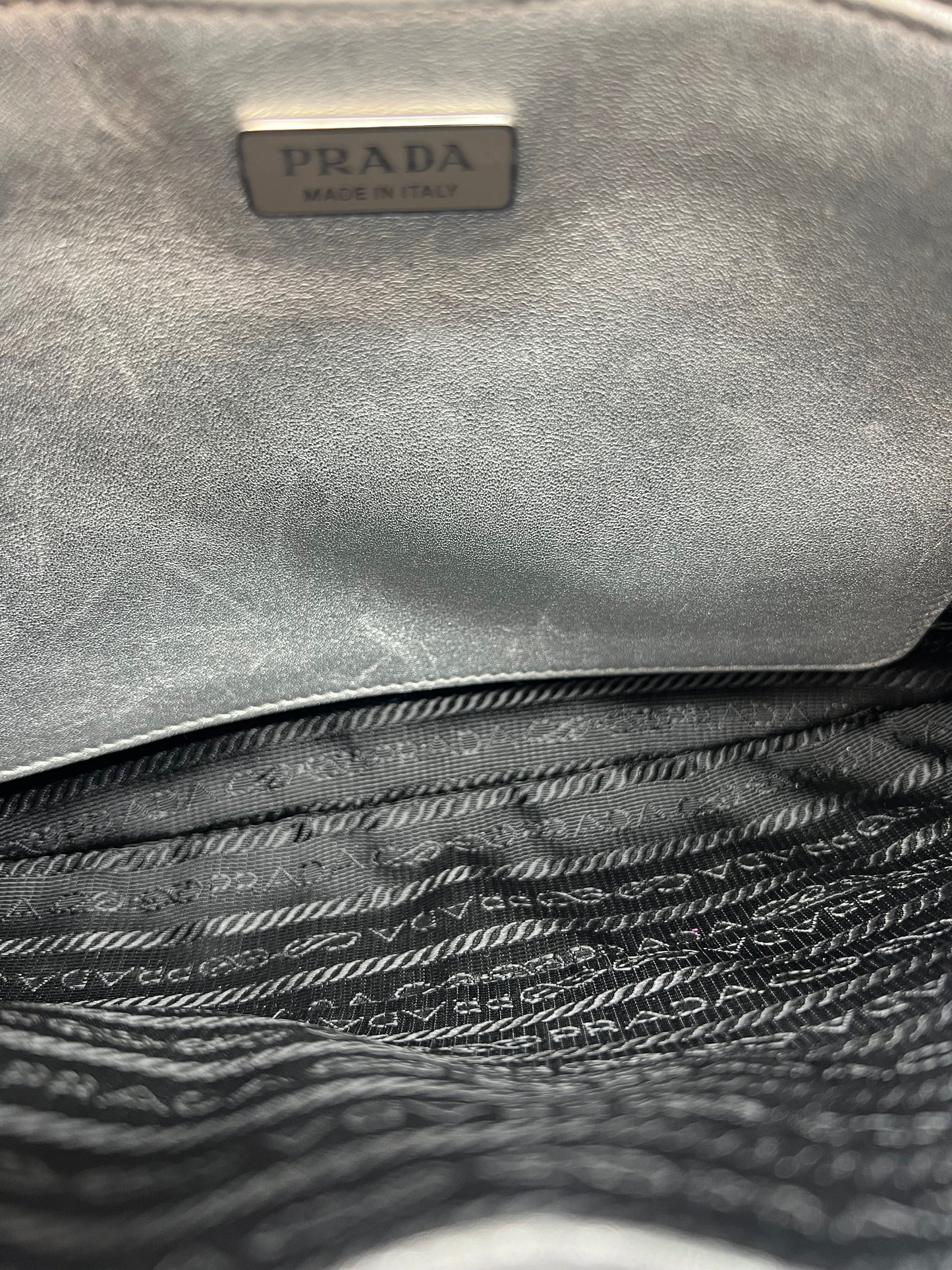 Prada Silver Cleo Bag