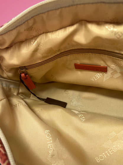 Bottega Veneta Leopard Print Nylon Hand Bag