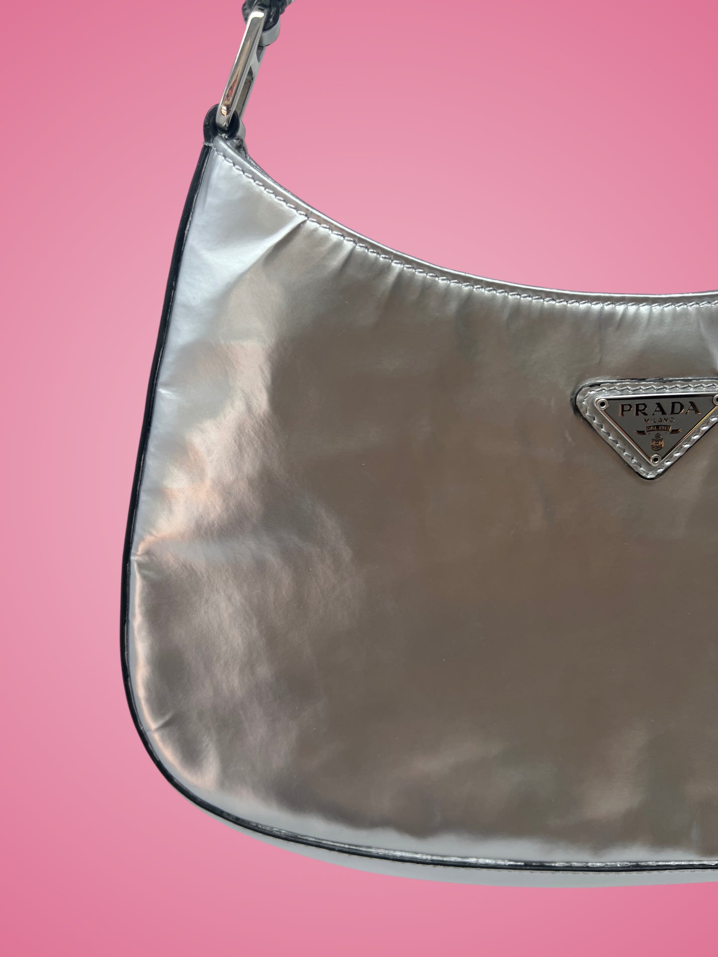 Prada Silver Cleo Bag