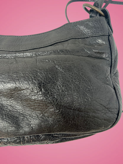 Balenciaga City Hip Bag Black Leather