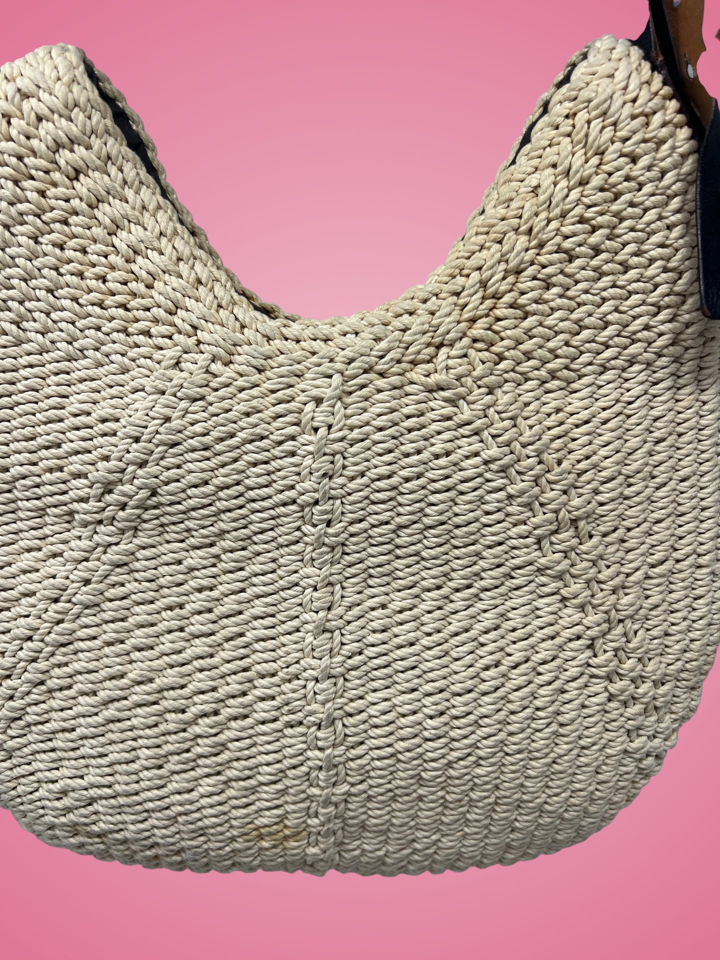 YSL Mombasa Beige Raffia