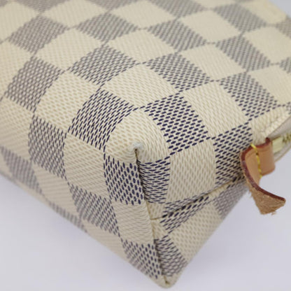 Louis Vuitton Damier Azur Pochette Cosmetic Pouch
