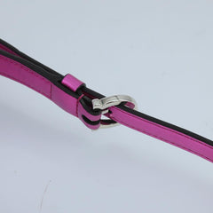 Salvatore Ferragamo Trifolio Bucket Bag in Fuchsia Woven Leather