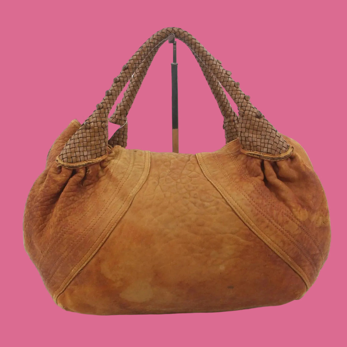 Fendi Spy Bag Brown Leather