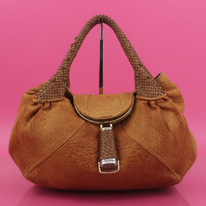 Fendi Spy Bag Brown Leather