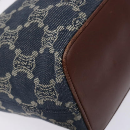 Celine Macadam Denim Shoulder Bag Denim