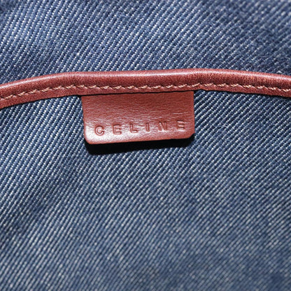 Celine Macadam Denim Shoulder Bag Denim