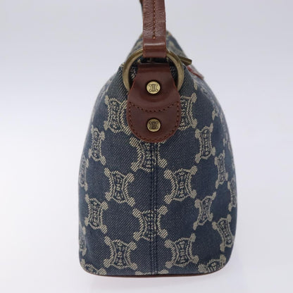 Celine Macadam Denim Shoulder Bag Denim