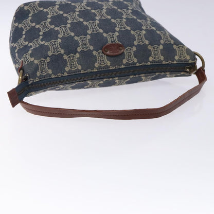 Celine Macadam Denim Shoulder Bag Denim