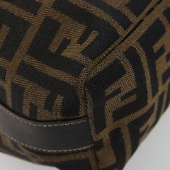 #31 Fendi Zucca Canvas Hand Bag Brown Black