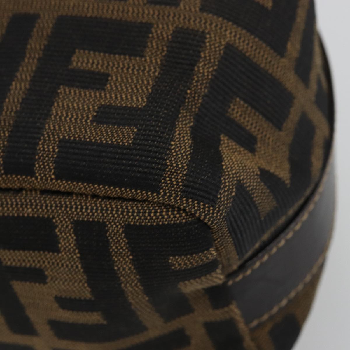 #31 Fendi Zucca Canvas Hand Bag Brown Black